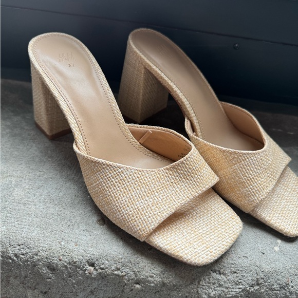 H&M Raffia Heels - Picture 4 of 4
